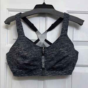 COPY - Victoria’s Secret Incredible Knockout Ultra Max Heathered Black Sports B…